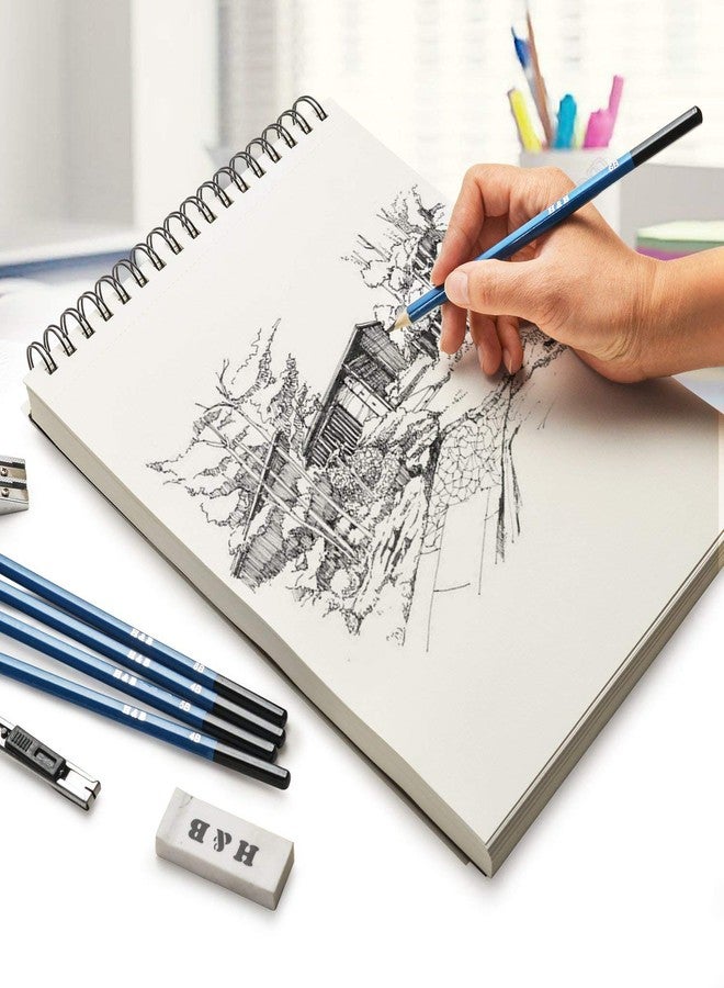 AGPtEK Sketch Book, Art Drawing Pad 9 X 12, 100 Sheets, 60lb/100g, 2 Pack - Image 2
