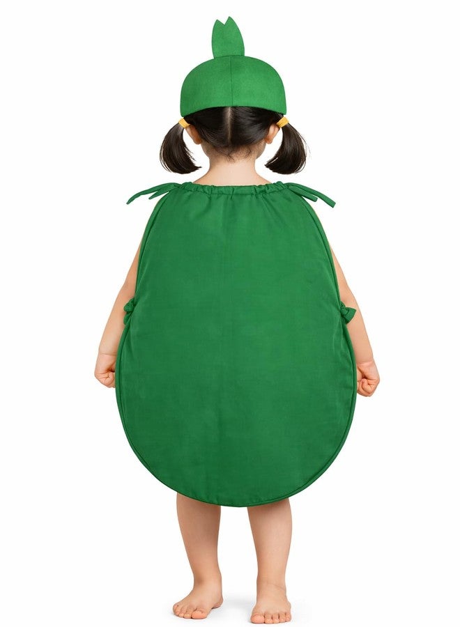 Nic Fruit And Vegetable Fancy Dress Costume For Kids | Fruit Shape Cutout For Childs | Healthy Fruits Dress (Jumpsuit Not Include) (Water Melon, 5-6 Years) - Image 2