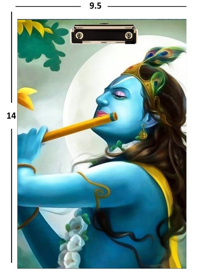 Creative Print Solution Krishna Flute Digital Reprint Clip Board Examination Pad for Shop, Medical,Grocery Size 14x10 - Image 5