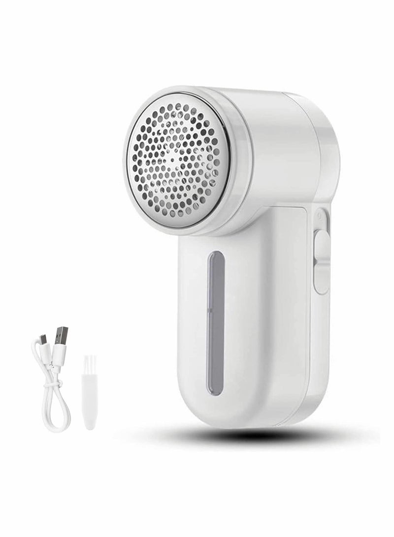 Y&D Fabric Shaver Fuzz Remover, Rechargeable with 6-Blades, Dual Protection, Effectively and Quickly Remove for Clothes, Sweater, Curtain, Socks, Couch, Blanket - Image 1
