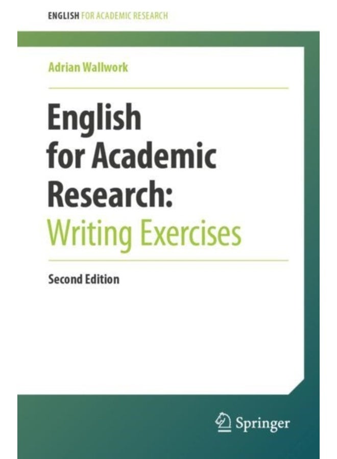 English for Academic Research:  Writing Exercises 