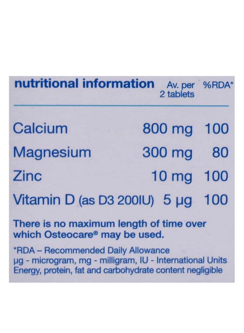 Osteocare pack of 2 Vitabiotics Osteocare Calcium & Vitamin D 30 Tablets  - Image 5