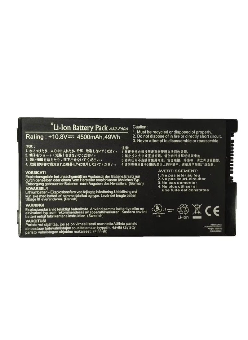 Generic laptop battery ASUS F80S F81Se F83 K41 N60 Pro83 Pro86 X61 X82 X85 X88 