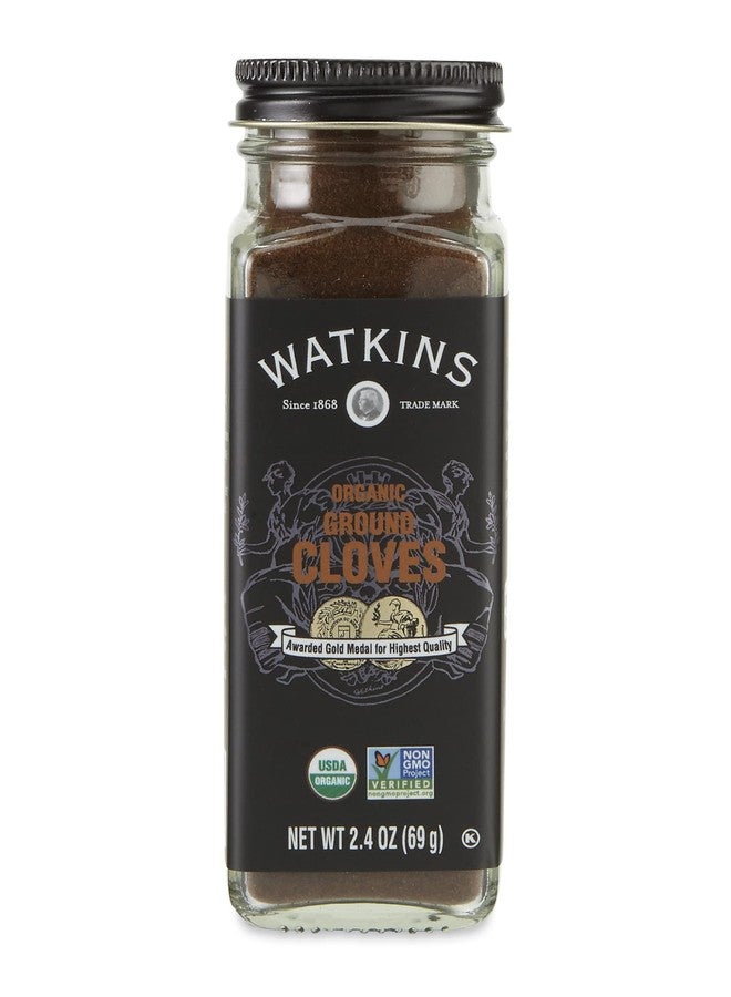 Watkins Gourmet Organic Spice Jar, Ground Cloves, 2.4 Ounce - Image 1