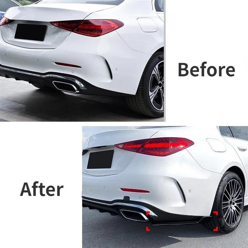 QASULER Rear Bumper Spoiler for C Class W206 - Image 3