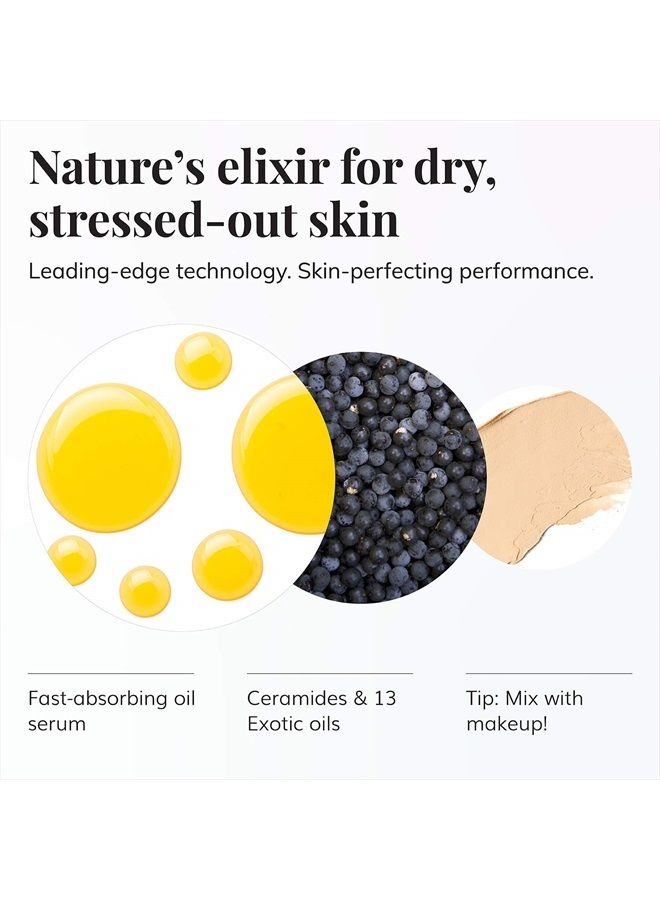 Le Mieux Derma Relief Serum - Hydrating Oil Serum for Face with Ceramides, Squalane & Kukui, Moisturizing Facial Oils for Dry or Sensitive Skin, No Parabens or Sulfates (1 oz / 30 ml) - Image 2