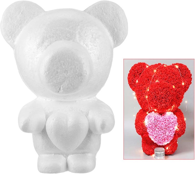 klarako 34cm Large Polystyrene Balls Bears Mould Large Styrofoam Balls Bears Mould for Wedding & Party Decoration - Image 1
