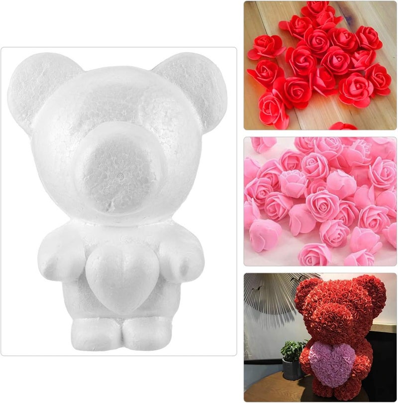 klarako 34cm Large Polystyrene Balls Bears Mould Large Styrofoam Balls Bears Mould for Wedding & Party Decoration - Image 4