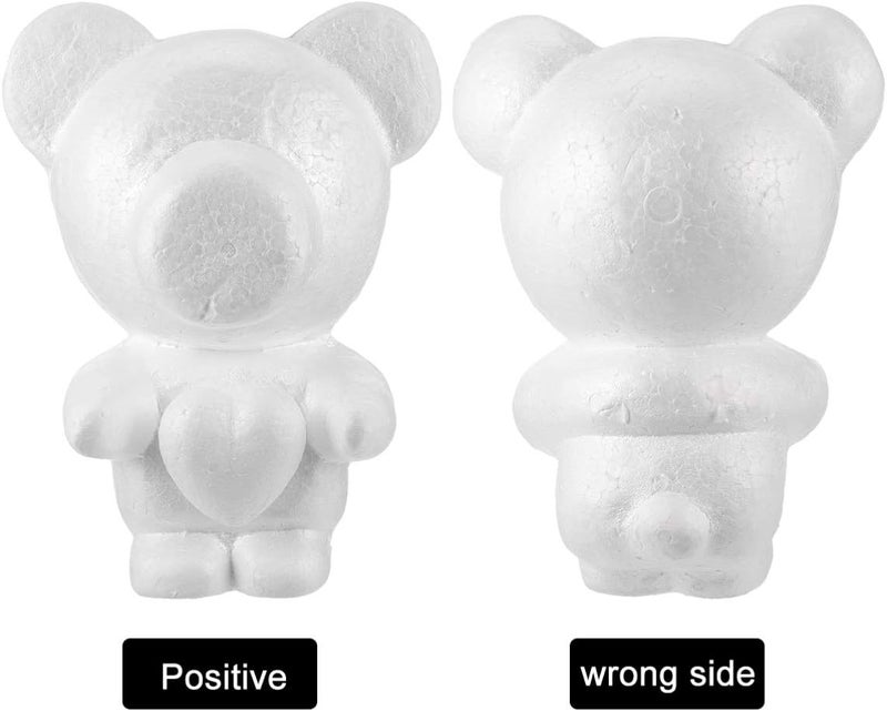klarako 34cm Large Polystyrene Balls Bears Mould Large Styrofoam Balls Bears Mould for Wedding & Party Decoration - Image 2