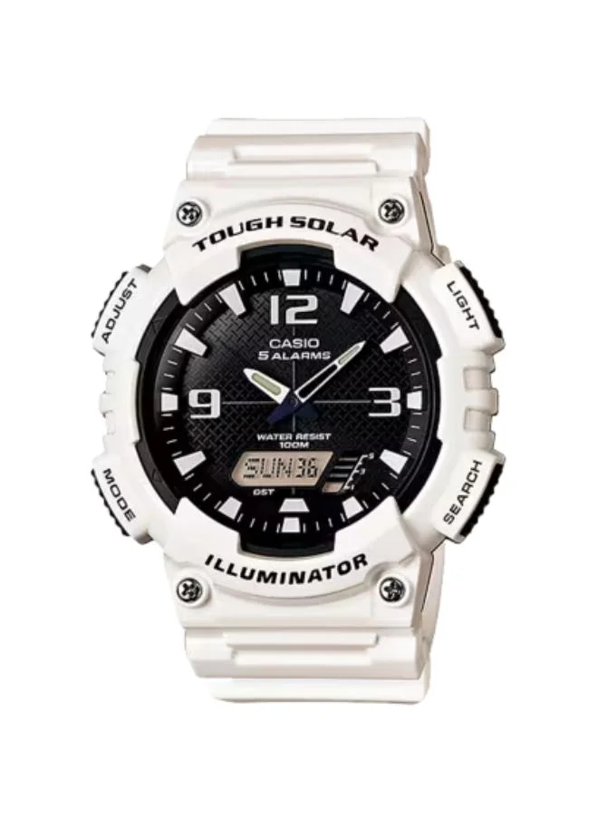 CASIO Men's Analog Digital Display Watch With White Resin Strap - AQ-S810WC-7A