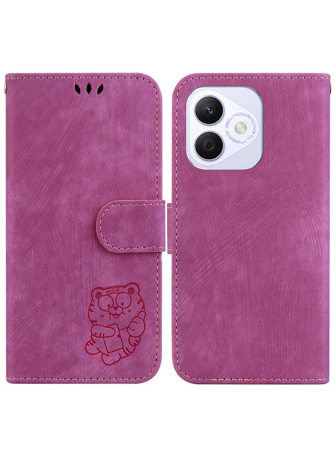 S-TOP Case For Honor X60i Little Tiger Embossed Leather Phone Case - Image 1