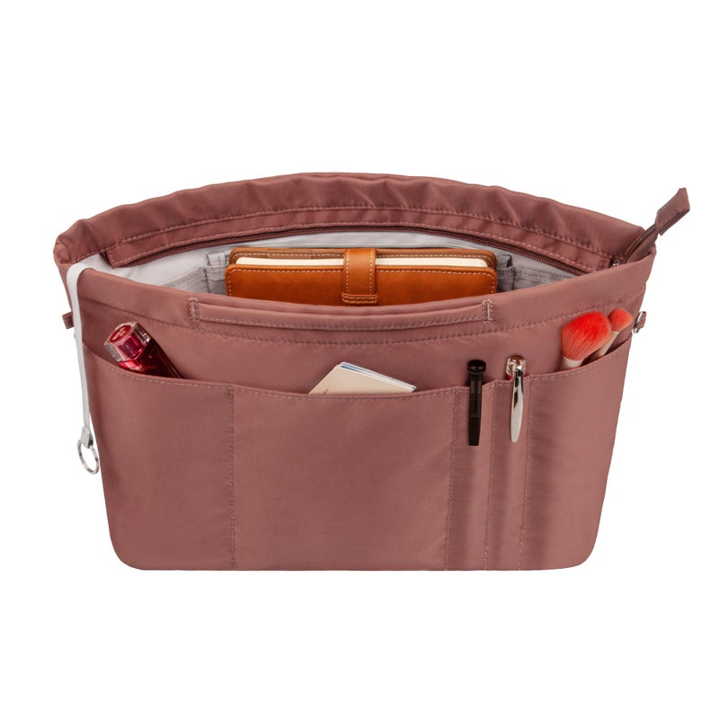 Vercord Purse Insert Organizers for Tote Handbag Bag in Bag with Zipper Liner Bag Organizer for Women 14 pockets - Image 2
