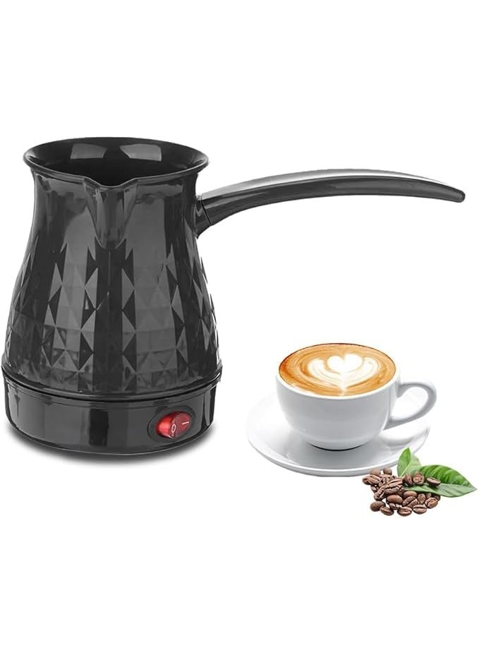 سيليكت غلاية صانعة قهوة تركية كهربائية من الفولاذ المقاوم للصدأ، مانعة للحرق، تسخين متساوي للمشروبات المنزلية، سخان ماء للشاي 500 مل 350 وات - Image 1
