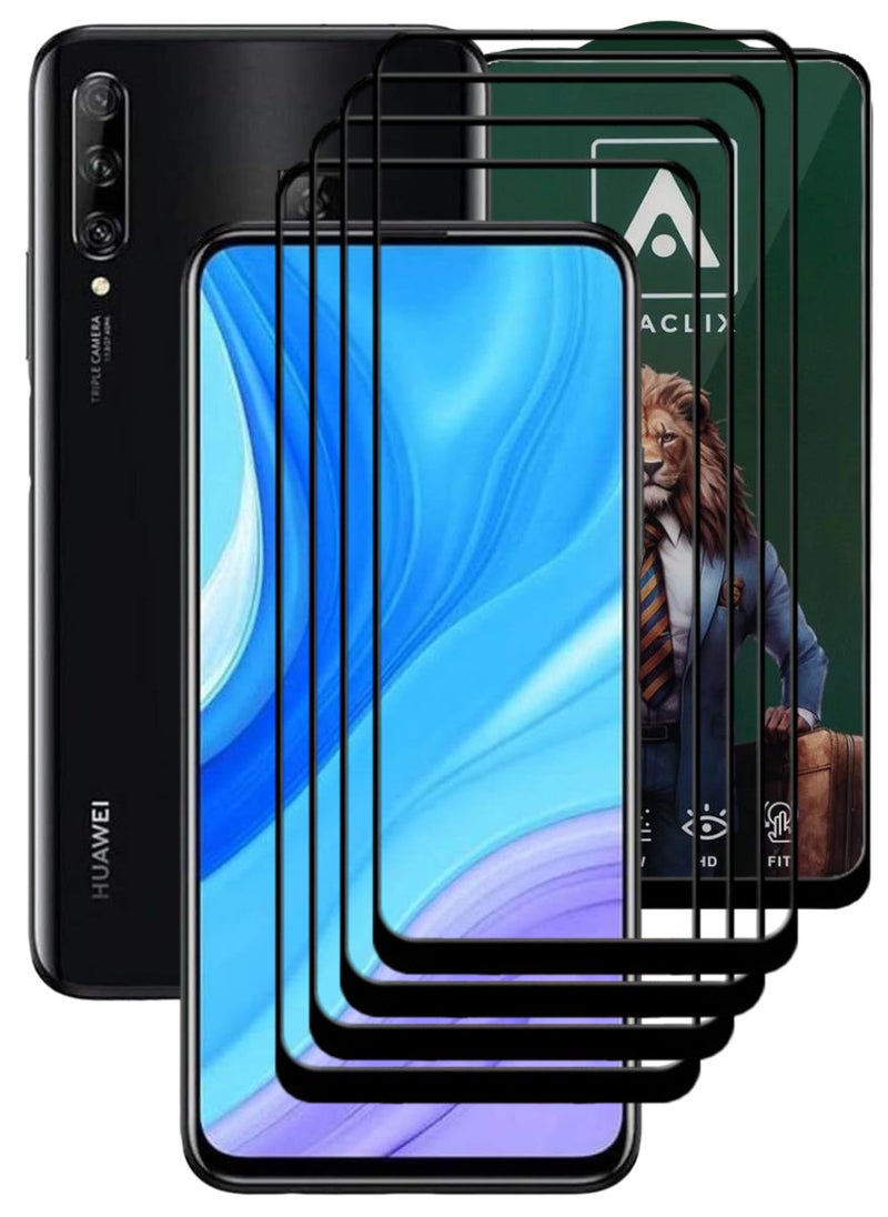 ACLIX 4 Pieces Antistatic ESD Dustproof Premium Quality High Definition Tempered Glass Screen Protector Designed For Huawei Y9s - Image 1