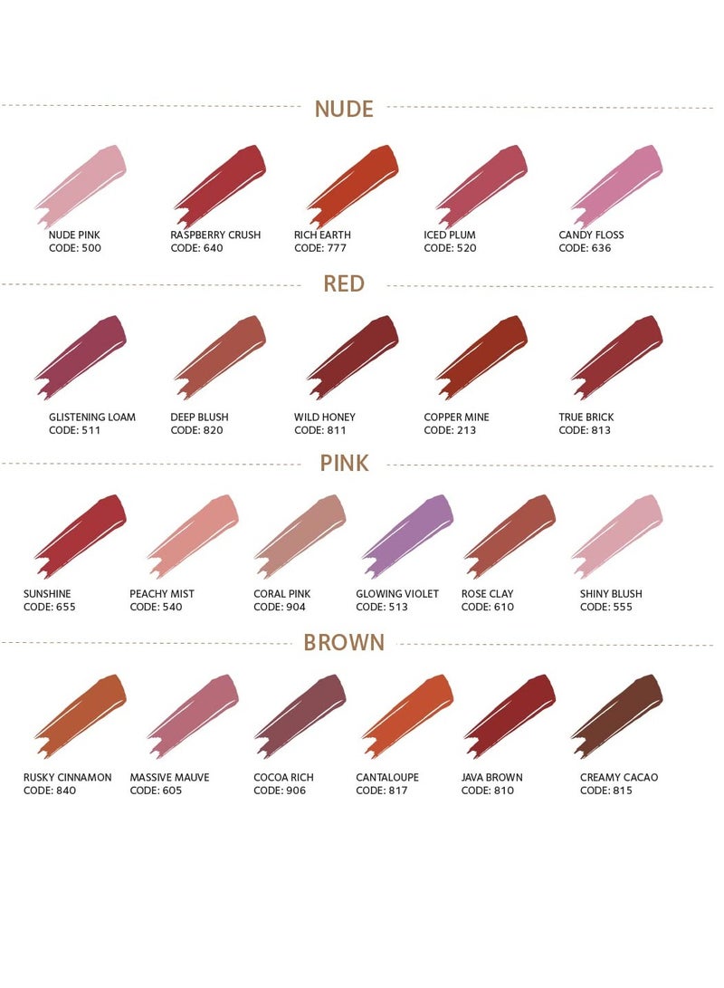 سول تري أحمر الشفاه سول تري أيورفيدا، نود بينك 500، 4 جم - Image 3