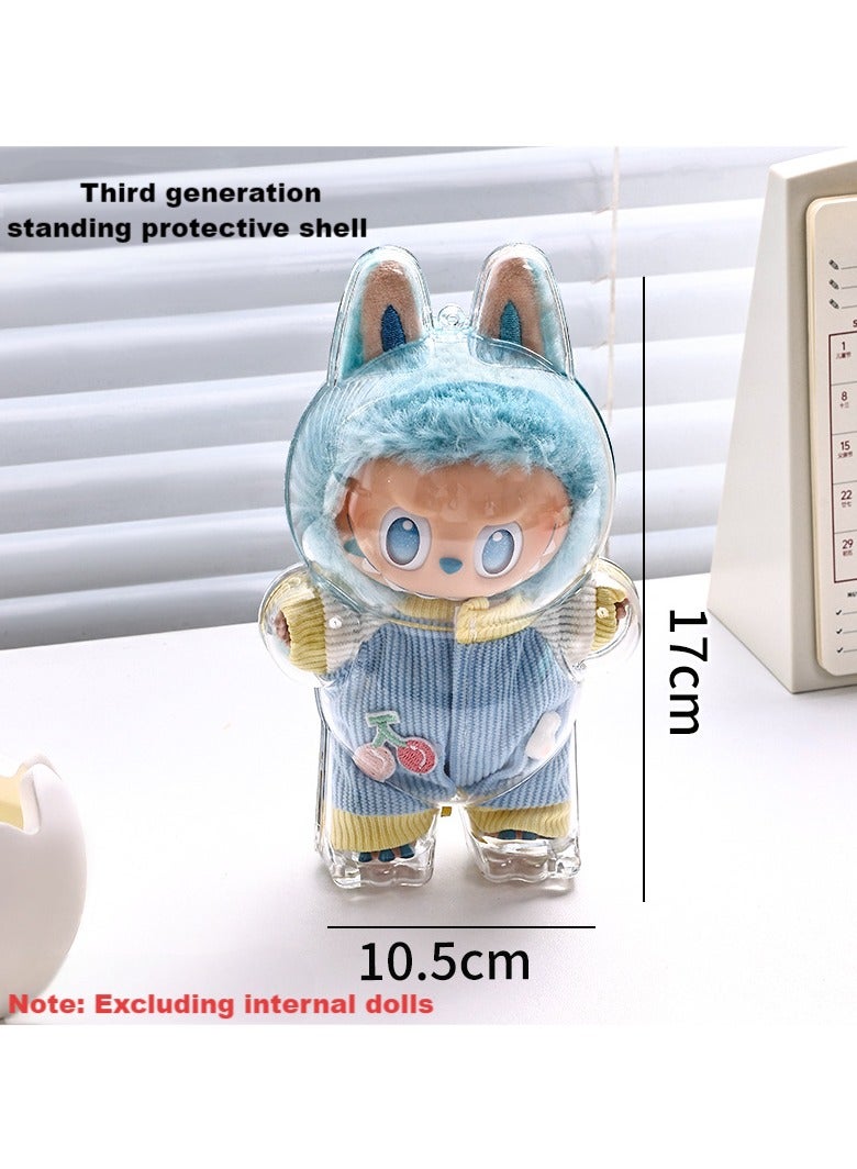 Beauenty Labubu 3st Generation Doll Transparent Protective Cover, Doll Dust Cover, Used to Protect and Display Precious Dolls - Image 1