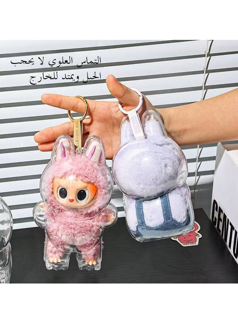 Beauenty Labubu 3st Generation Doll Transparent Protective Cover, Doll Dust Cover, Used to Protect and Display Precious Dolls - Image 3