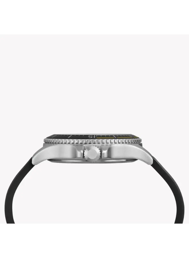 TIMEX EXPEDITION RANGER SOLAR TW4B14900  MEN'S DURABLE BLACK LEATHER WATCH - Image 2