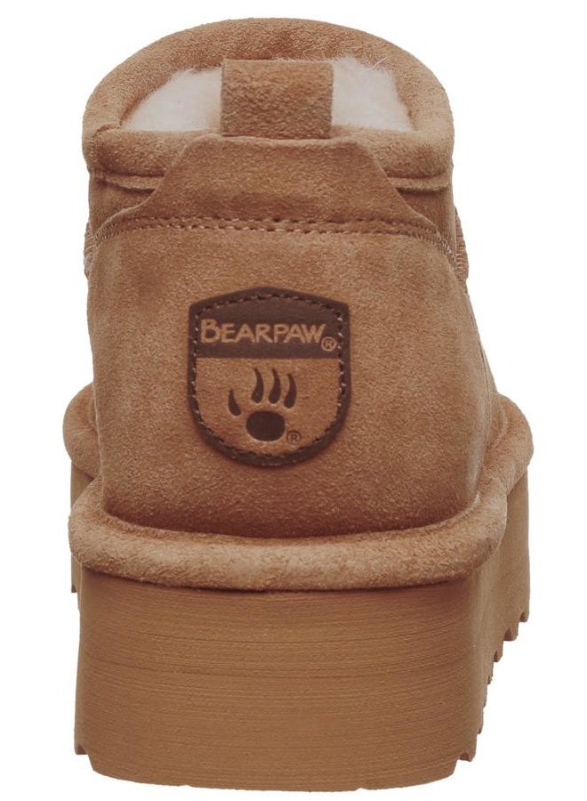Bearpaw Women's Retro Super Shorty Hickory Size 9 | Women's Ankle Boot | Comfortable Winter Boot - Image 3