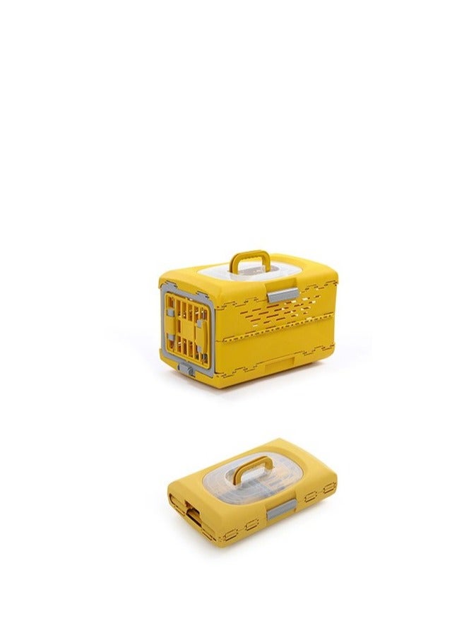 HAPPY PUSS Collapsible Pet Carrier: Airline Approved, Cat Travel Kennel and Dog Crate with Secure Door. Suitable for indoors, outdoors and vehicles, perfect for cats, puppies, and dogs - Image 2