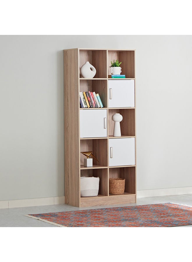 Home Box Alford Cooper Bookcase With 3 Doors 80 x 190 x 39.5 cm  - Image 1