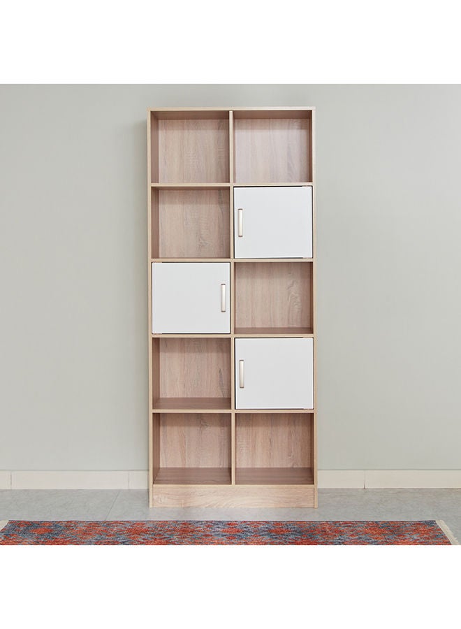 Home Box Alford Cooper Bookcase With 3 Doors 80 x 190 x 39.5 cm  - Image 3