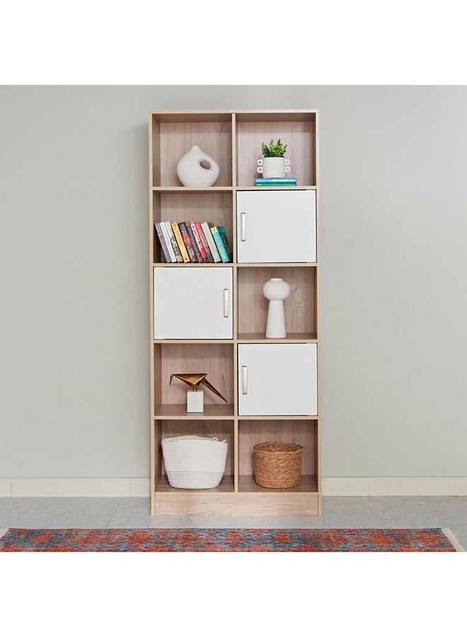 Home Box Alford Cooper Bookcase With 3 Doors 80 x 190 x 39.5 cm  - Image 2