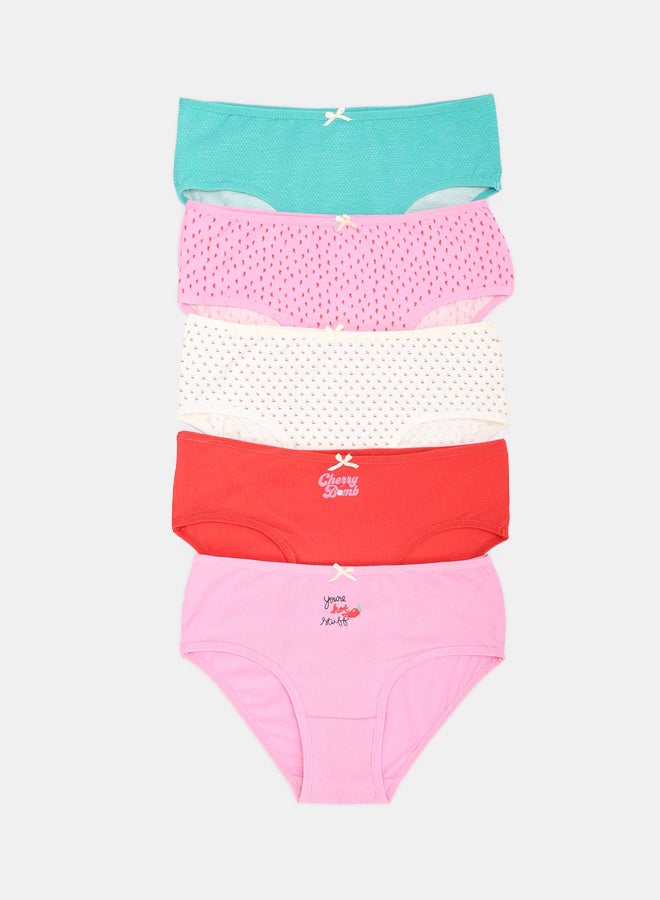 Carina Pack of 5 Colored Brief Panties - Image 1