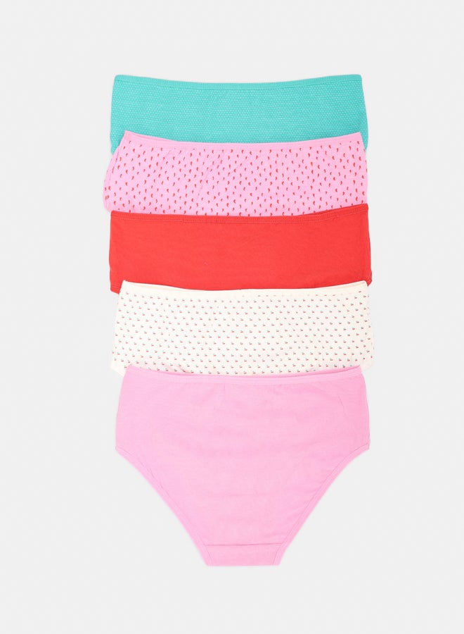 Carina Pack of 5 Colored Brief Panties - Image 2
