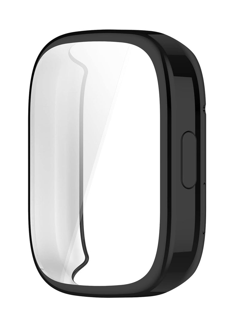 Generic - Case For Xiaomi  Redmi Watch 3 Active Case All-Around with Built-in Screen Protector Watch Soft TPU Shockproof Cover Slim Guard Thin Bumper Shell Protector (Black) - Image 1