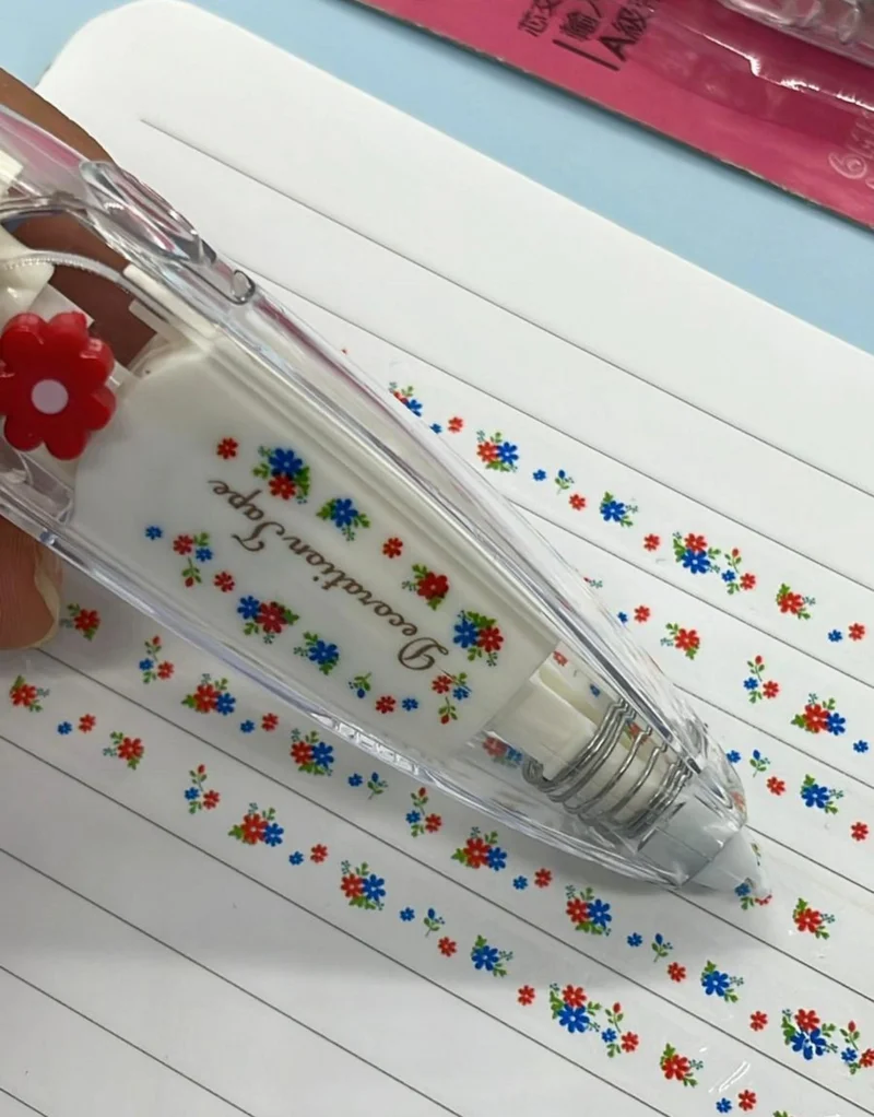 Kağıt Gemi Dükkan Paper Ship Shop Floral Pattern Decoration Tape Tipex / Tipex / Bullet Journal
