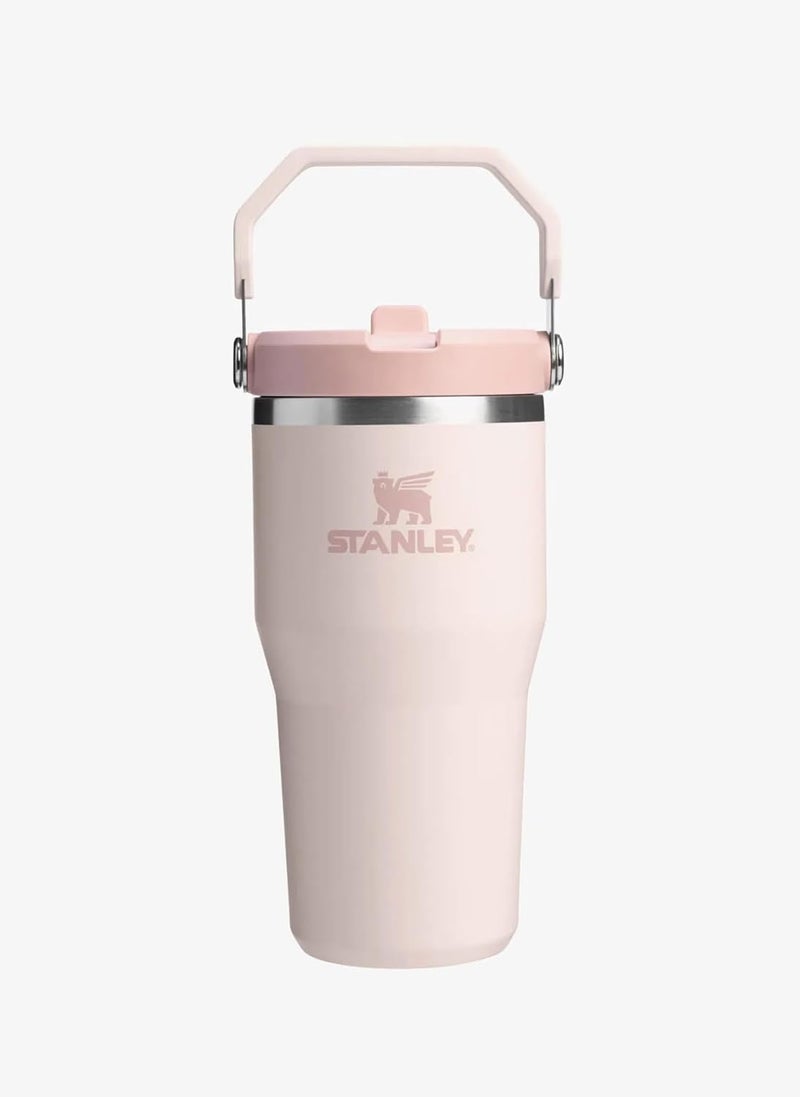 Stanley Ice Flow GO 600ml/20oz Flip Straw Water Bottle - Rose Quartz - Image 1