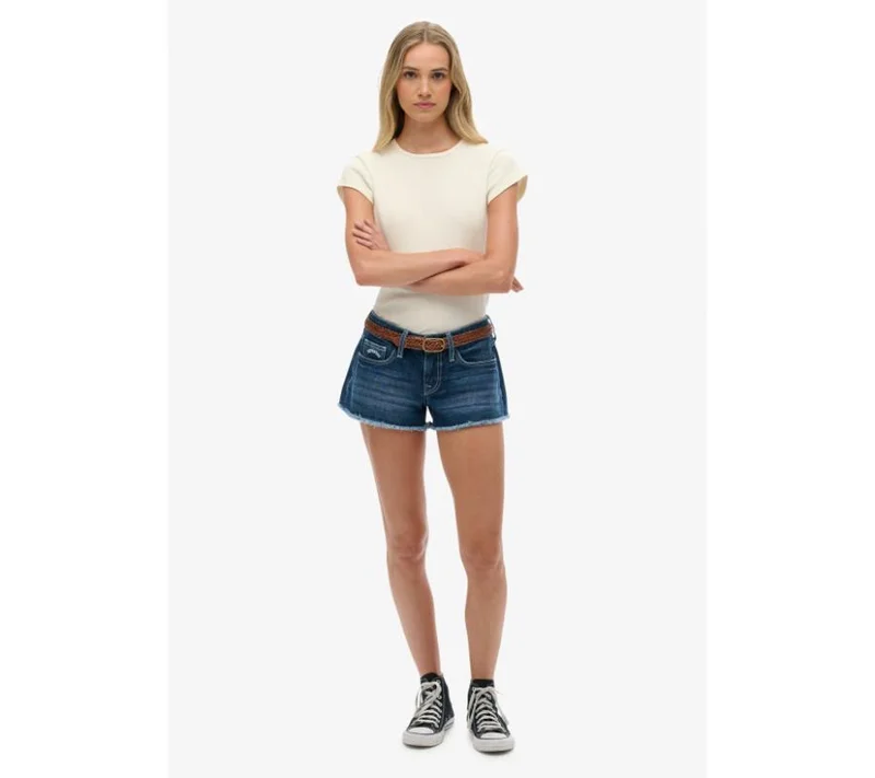 سوبر دراي Low Rise Denim Hot Shorts