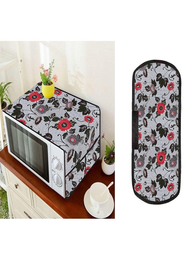 Wings Star Oven Top Cover for Morphy Richards 25 Litre - Microwave Top Cover with 4 Utility Pockets and 1 Oven Handle Cover KUM21 - Image 3
