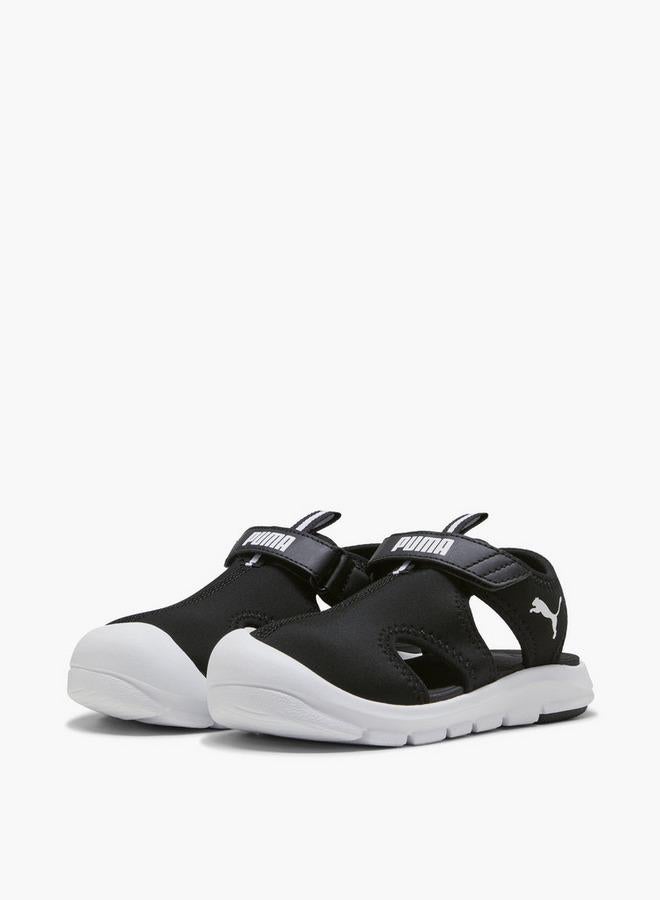 PUMA صنادل بومة للأطفال مع حزام V للسباق المرح - Image 1