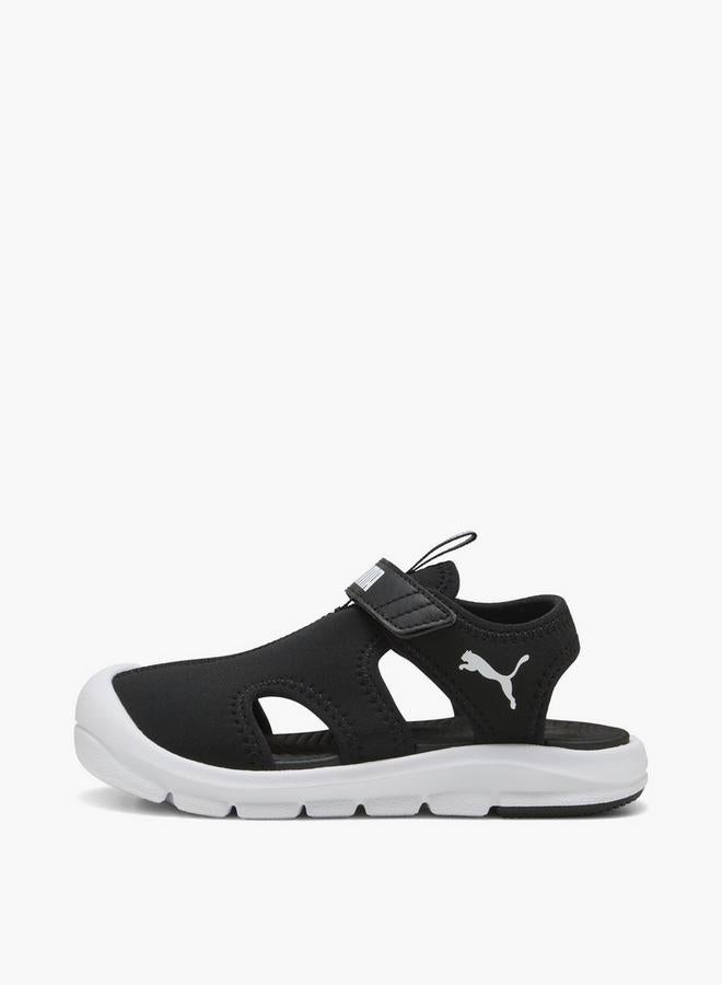 PUMA صنادل بومة للأطفال مع حزام V للسباق المرح - Image 2