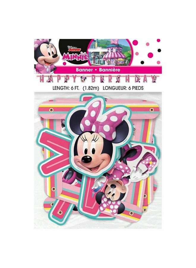Unique Iconic Minnie Mouse Birthday Jointed Banner - Image 3