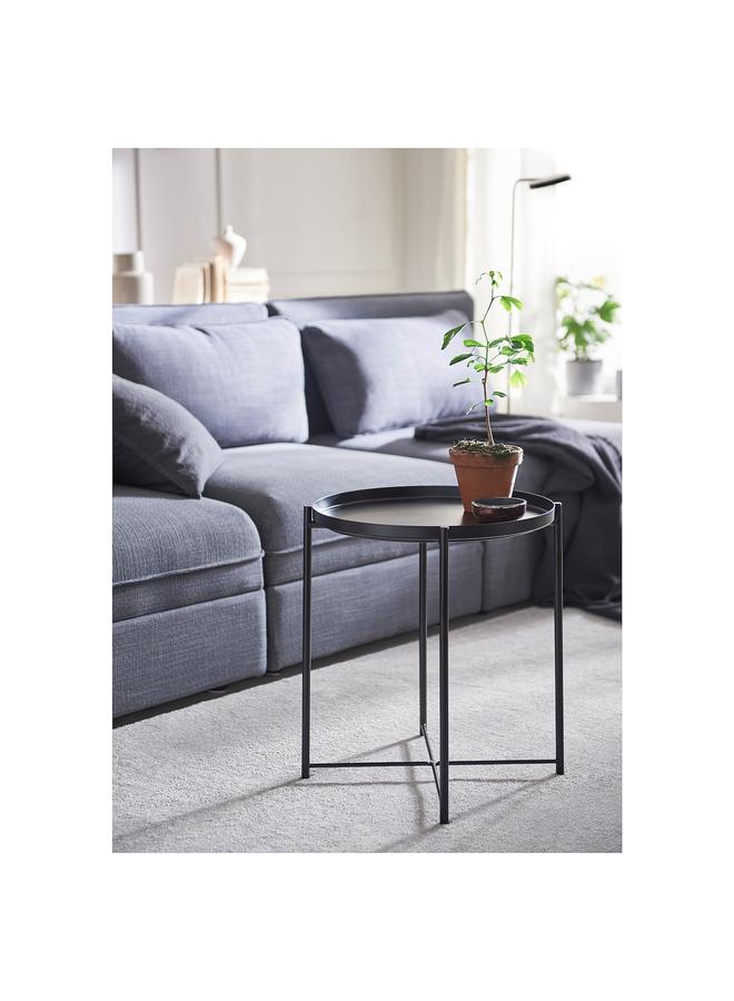 Zaboon Tray Table, Black, 45X53 Cm - Image 4