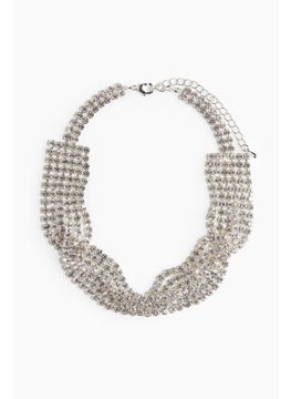 H&M Twisted Rhinestone Necklace  - Image 1