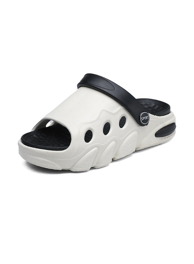 NIBEMINENT Children's Summer Lightweight Breathable Slip-On Sandals Indoor Outdoor Wear Home Slippers Boys Girls Flat Slippers  - Image 1
