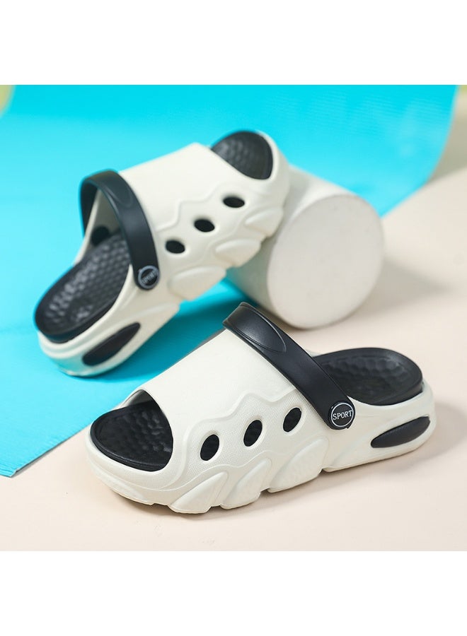 NIBEMINENT Children's Summer Lightweight Breathable Slip-On Sandals Indoor Outdoor Wear Home Slippers Boys Girls Flat Slippers  - Image 2
