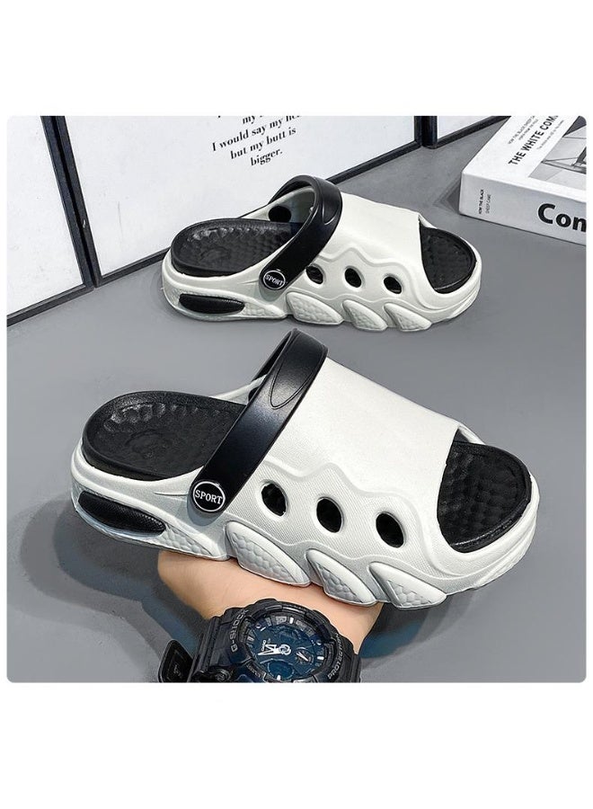 NIBEMINENT Children's Summer Lightweight Breathable Slip-On Sandals Indoor Outdoor Wear Home Slippers Boys Girls Flat Slippers  - Image 4