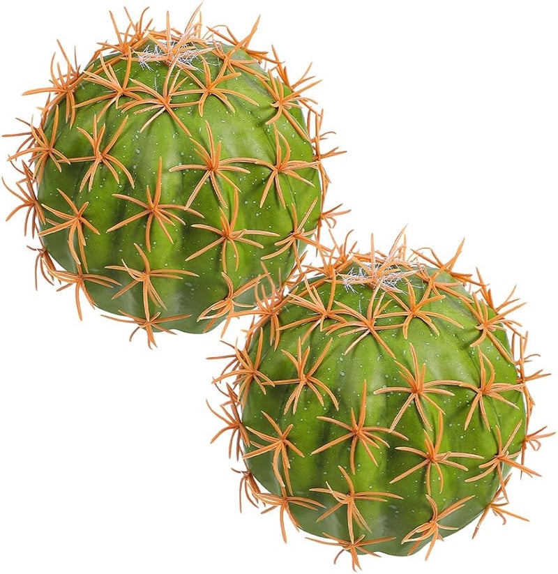 2 Pcs Cactus Car Antenna Toppers Cute Cartoon Design Lightweight Auto Roof Decor - Image 2