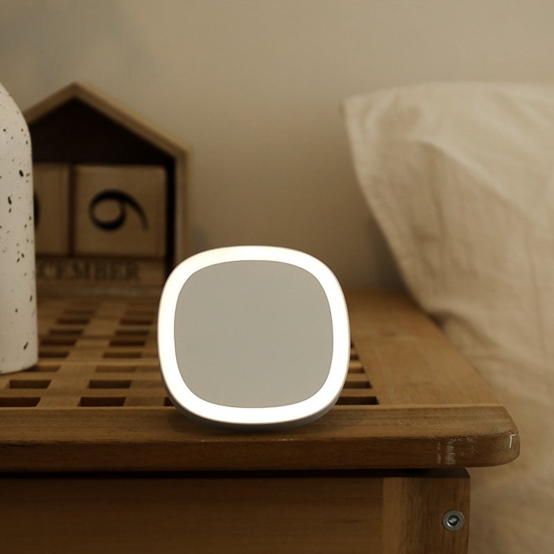 مرآة مكياج LED محمولة، مرآة مكياج LED بثلاث ألوان للإضاءة - Image 3