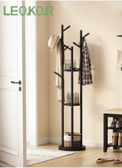 9 Hooks Coat Rack, Stylish Freestanding Coat Hanger with Storage and Tree Branch Design, Entryway Coat Rack for Coats, Bags, Hats and Mufflers - pzsku/ZE7877CE74A99C2CD2187Z/45/_/1713945481/438f0137-0b1e-4862-87b4-a79b0be4d0e0