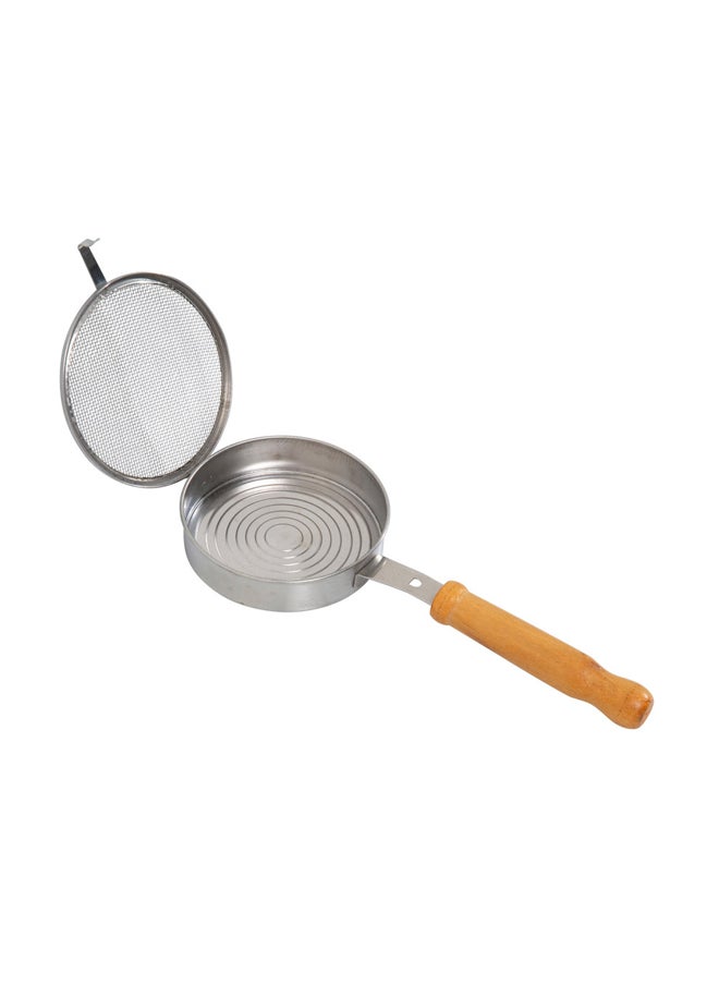 AL SANIDI Coffee Roaster, Manual Roaster, Silver, 13x30 Cm  - Image 1