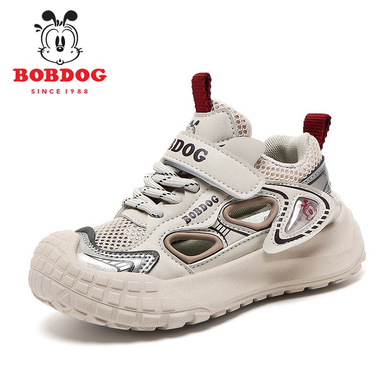 Kidsren'S Breathable Velcro Casual Shoes Baby Versatile Foreign Style Sports Shoes Boys And Girls Lightweight Running Shoes - Image 1
