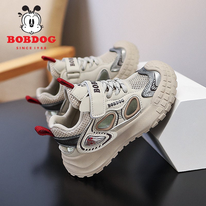 Kidsren'S Breathable Velcro Casual Shoes Baby Versatile Foreign Style Sports Shoes Boys And Girls Lightweight Running Shoes - Image 5