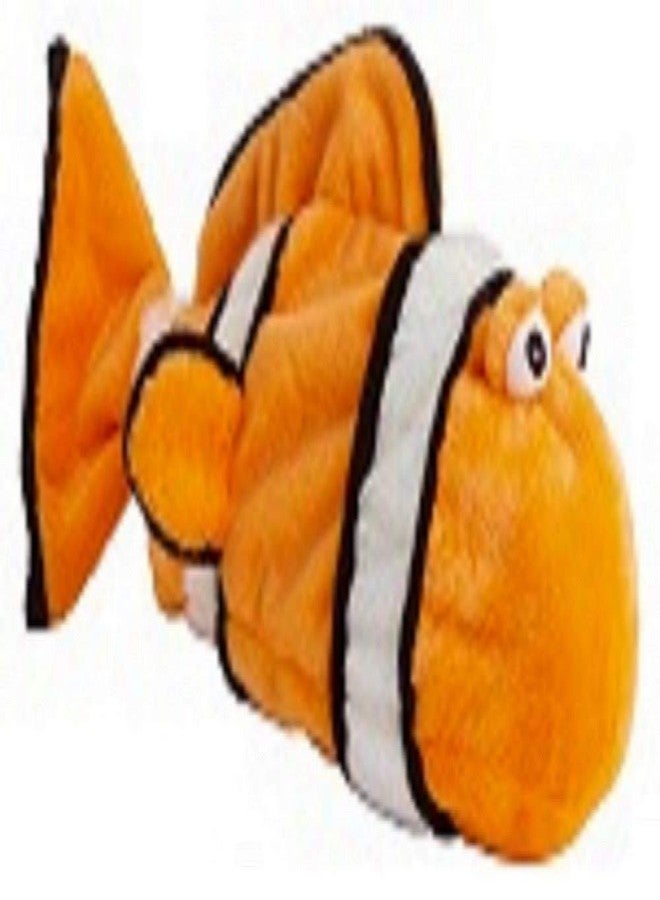 Doggles Sea Life Plush Bottle Dog Toy - Clownfish