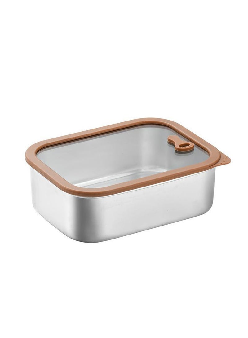 Arabest Stainless Steel Lunch Box - Insulated Bento Box Multifunctional-Containers Lunch Box Containers (304 stainless steel lunch box 2000ml - Image 1